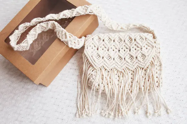 Hand Bag - Macrame